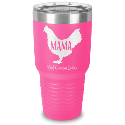 Mama Hen Laser Etched Tumbler