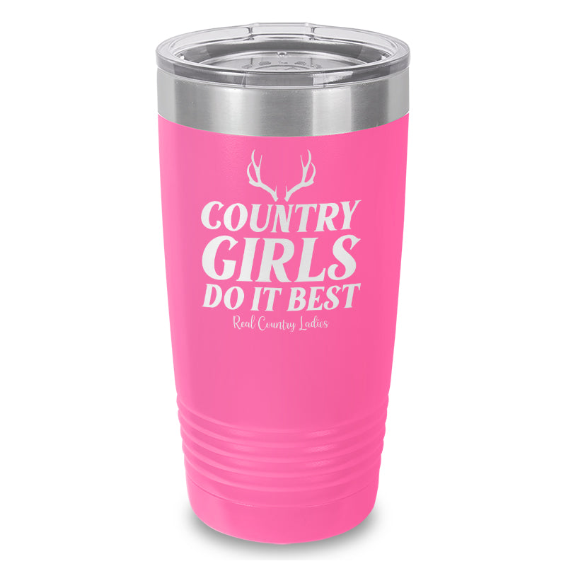 Country Girls Do It Best Laser Etched Tumbler