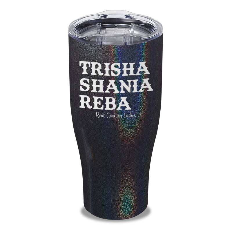 Trisha Shania Reba Laser Etched Tumbler