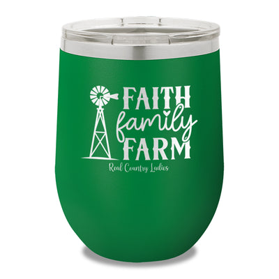 Faith Family Farm 12oz Stemless Wine Cup