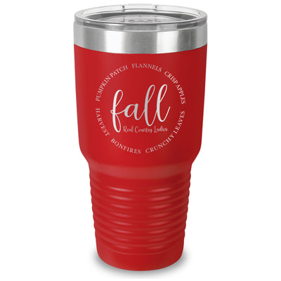 Falling For Deals | Fall Laser Etched Tumbler