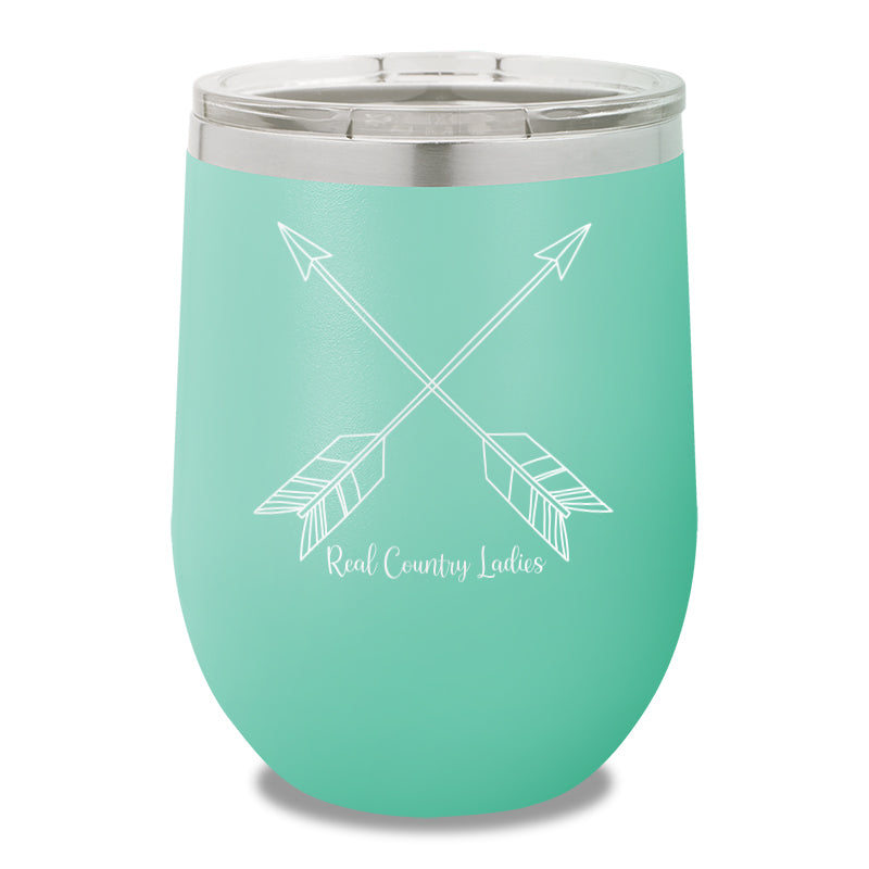 Cute Arrows 12oz Stemless Wine Cup