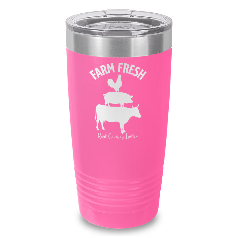 Farm Fresh Laser Etched Tumbler