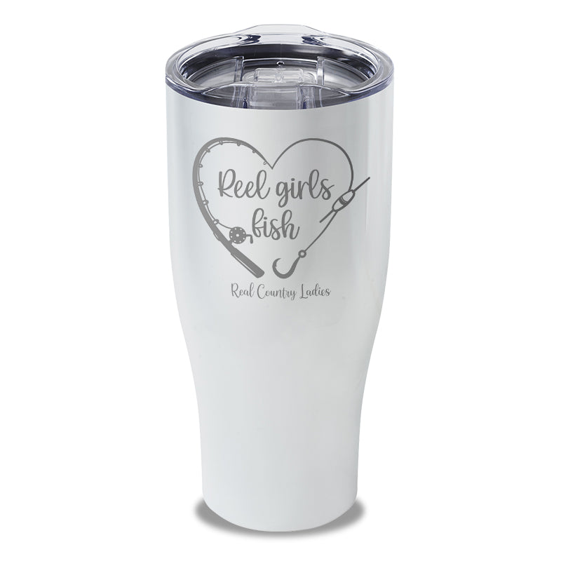 Reel Girls Fish Laser Etched Tumbler