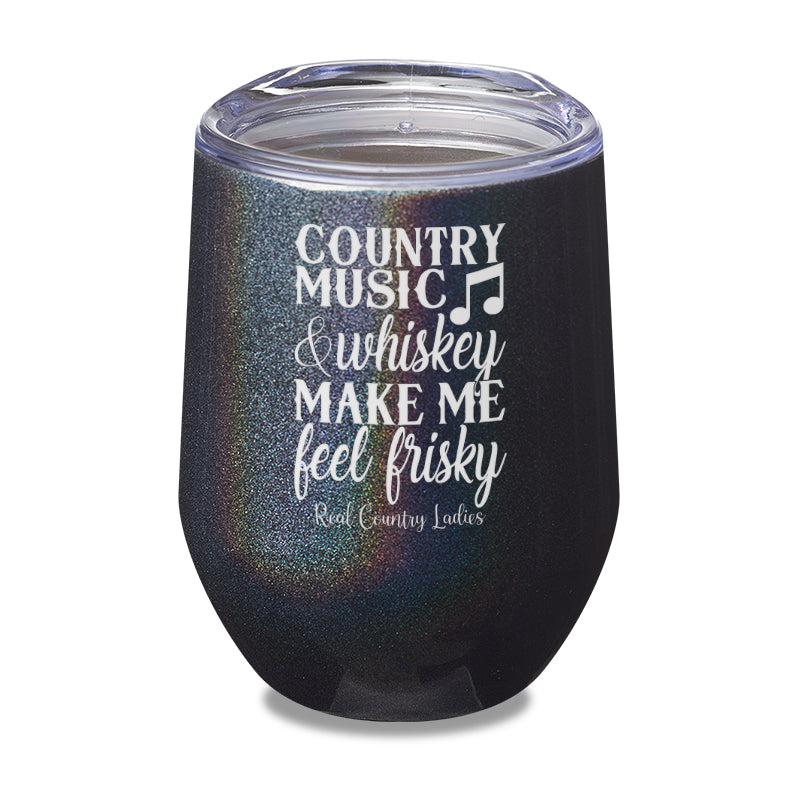 Country Music And Whiskey Laser Etched Tumbler