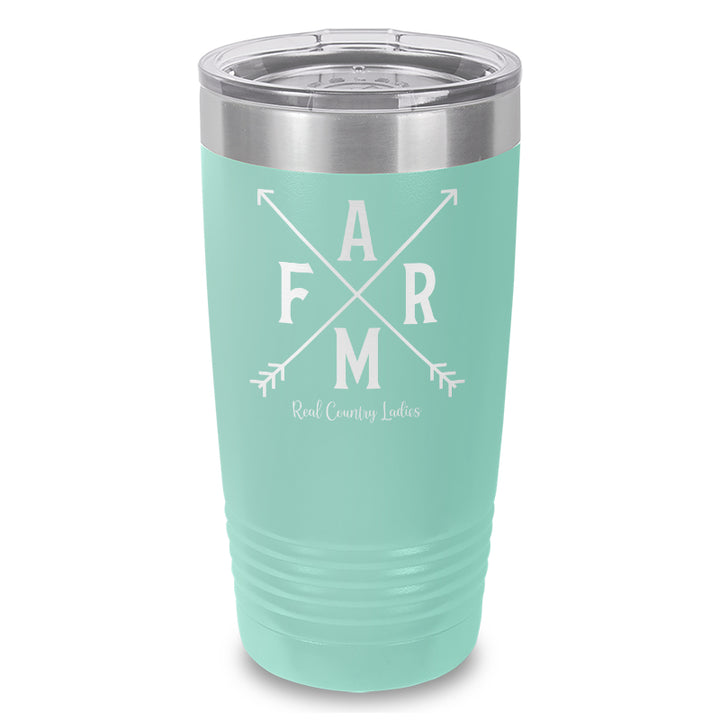 Farm Arrows Laser Etched Tumbler