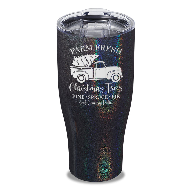 $10 Special | Farm Fresh Christmas Trees Laser Etched Tumbler