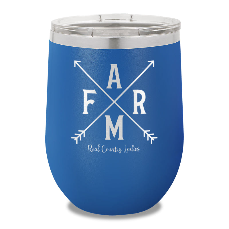 Farm Arrows 12oz Stemless Wine Cup