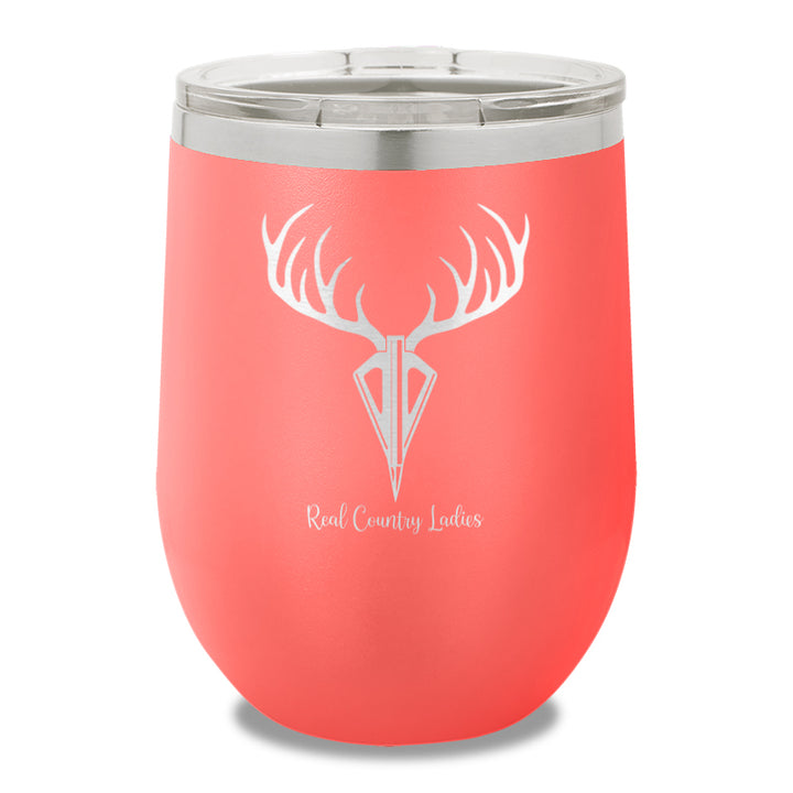 Arrow Deer 12oz Stemless Wine Cup