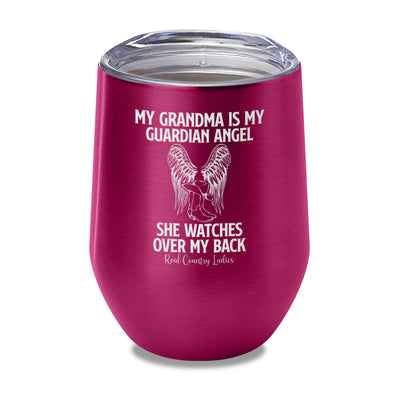 My Grandma Is My Guardian Angel Laser Etched Tumbler