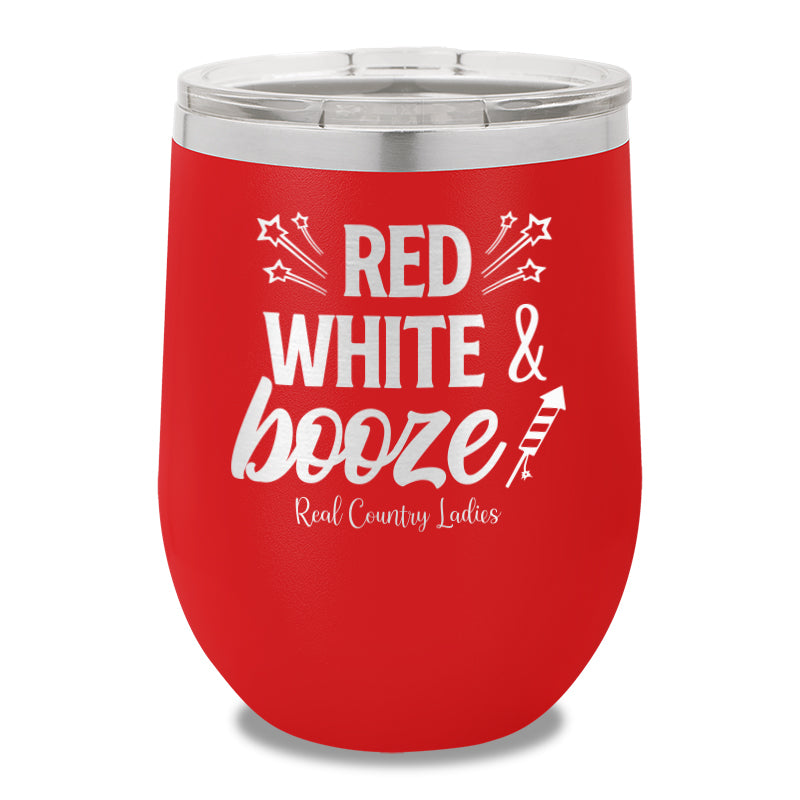 Red White And Booze 12oz Stemless Wine Cup