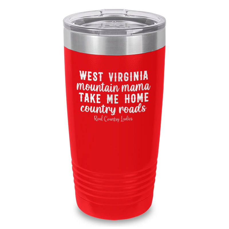 West Virginia Mountain Mama Laser Etched Tumbler