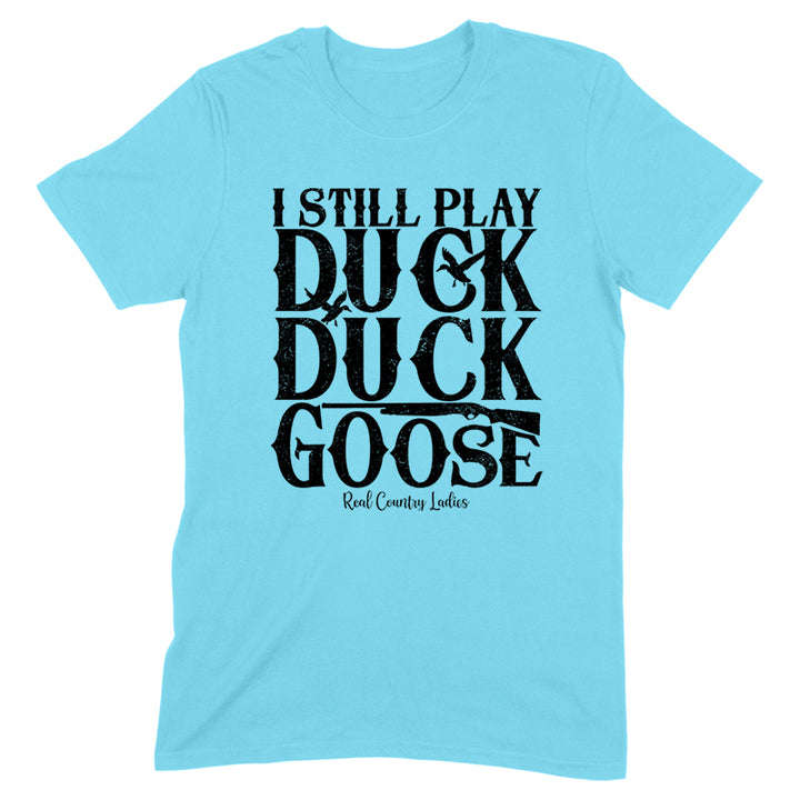 Duck Duck Duck The Goose Black Print Front Apparel