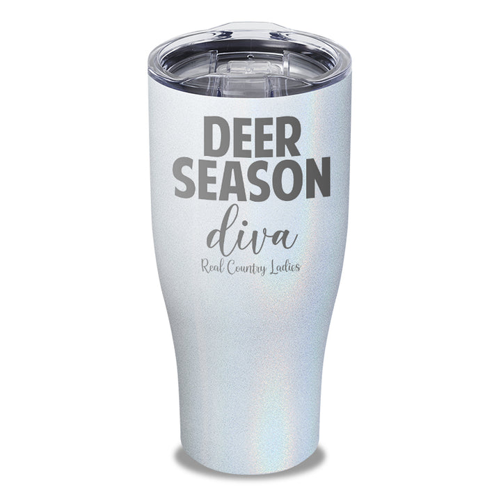 Deer Season Diva Laser Etched Tumbler