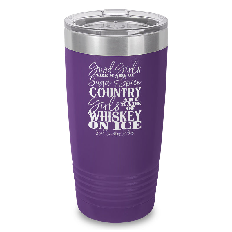 Whiskey On Ice Laser Etched Tumbler