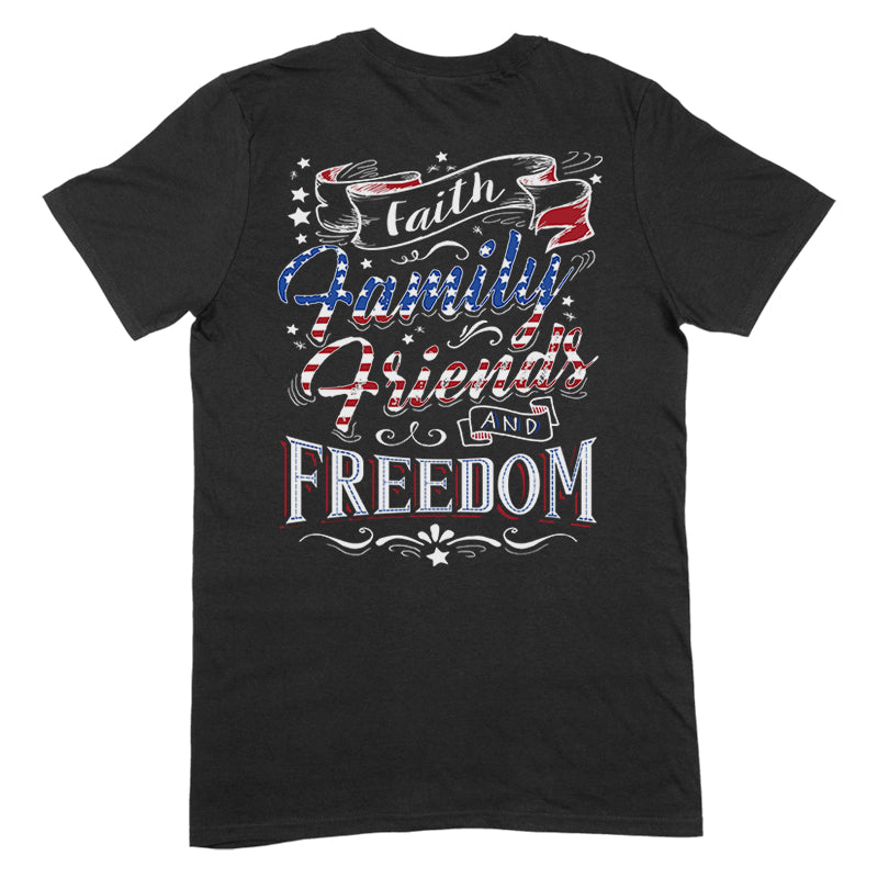 Faith, Family, Friends Freedom Apparel