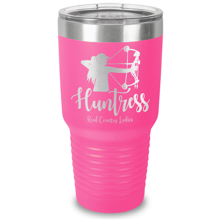 Huntress Bow Laser Etched Tumbler