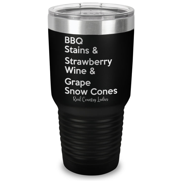 BBQ Stains Laser Etched Tumbler