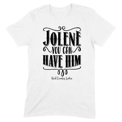 Clearance | Jolene You Can Have Him Black Print Front Apparel