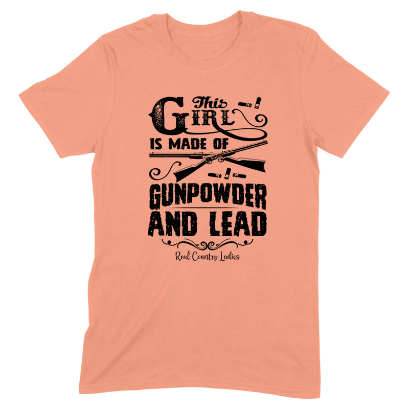 Gunpowder And Lead Black Print Front Apparel