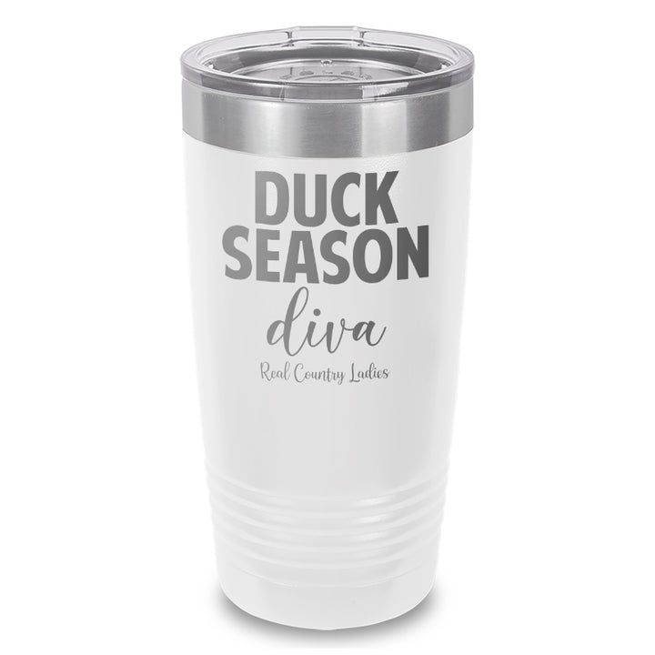 Duck Season Diva Laser Etched Tumbler