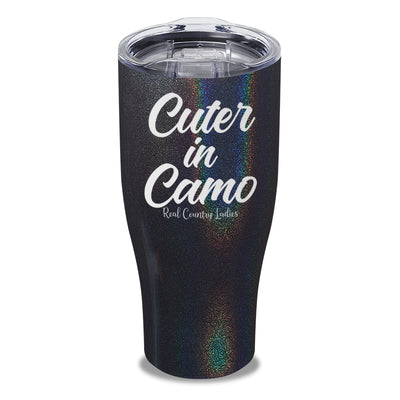 Cuter In Camo Laser Etched Tumbler