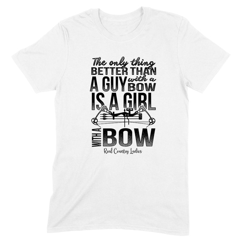 A Girl With A Bow Black Print Front Apparel