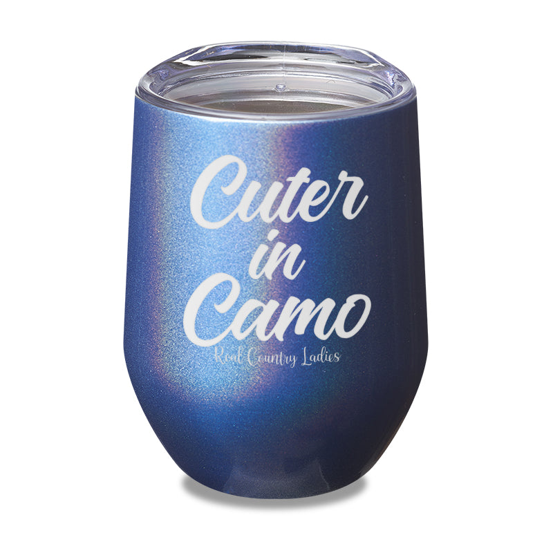 Cuter In Camo Laser Etched Tumbler