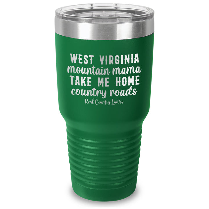 West Virginia Mountain Mama Laser Etched Tumbler