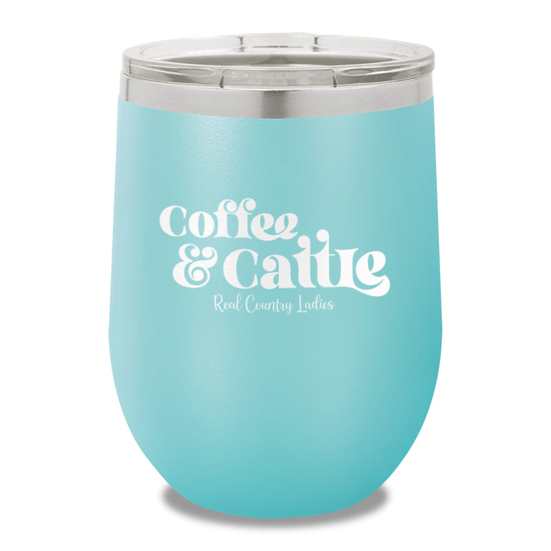 Coffee And Cattle 12oz Stemless Wine Cup