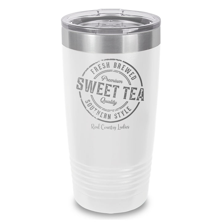 Fresh Brewed Sweet Tea Laser Etched Tumbler