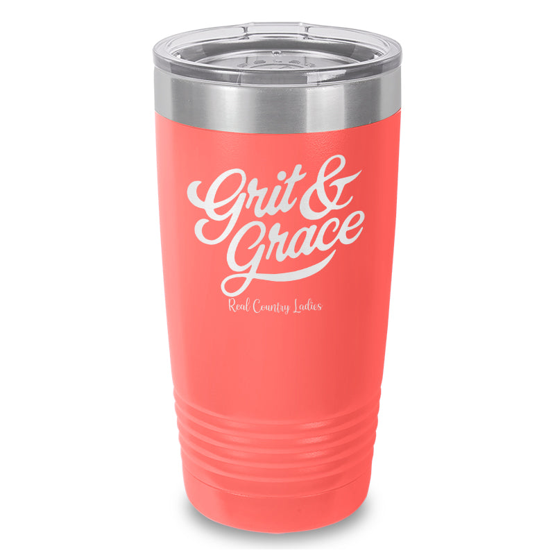 Grit And Grace Laser Etched Tumbler