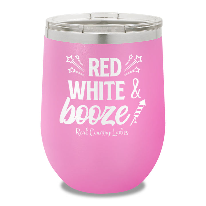 Red White And Booze 12oz Stemless Wine Cup