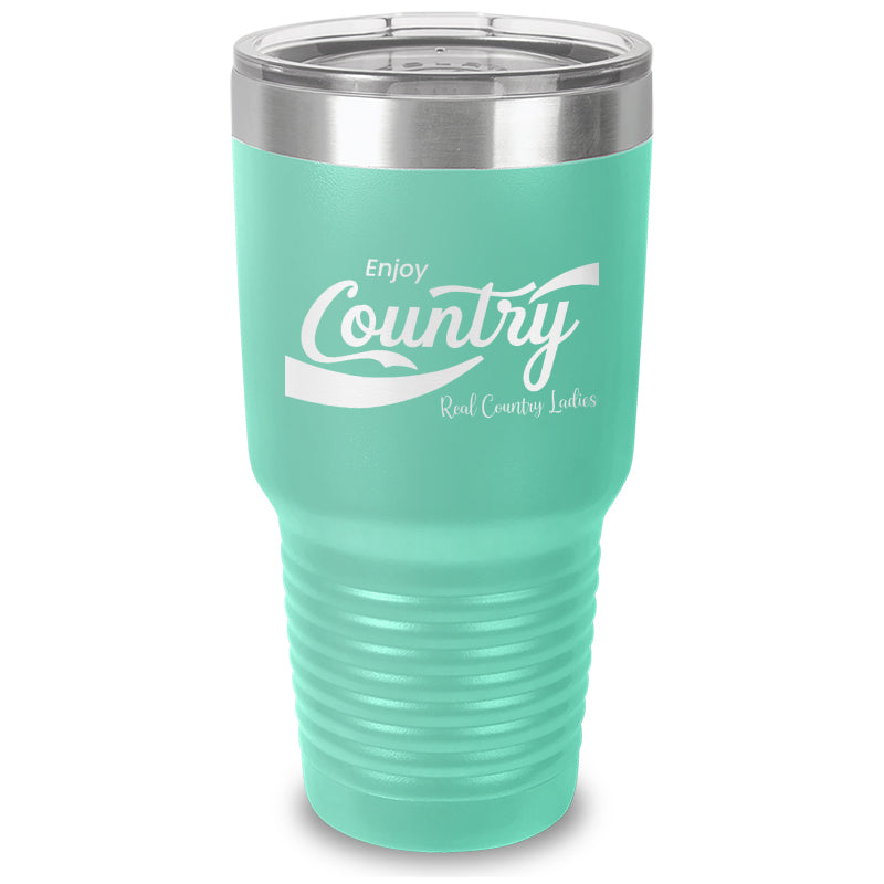 Enjoy Country Laser Etched Tumbler