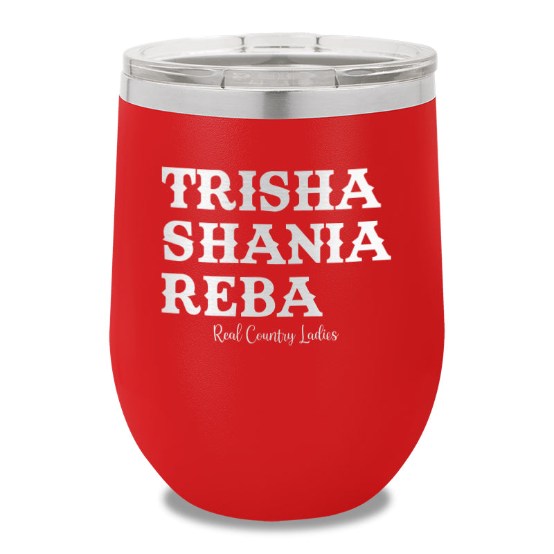 Trisha Shania Reba 12oz Stemless Wine Cup