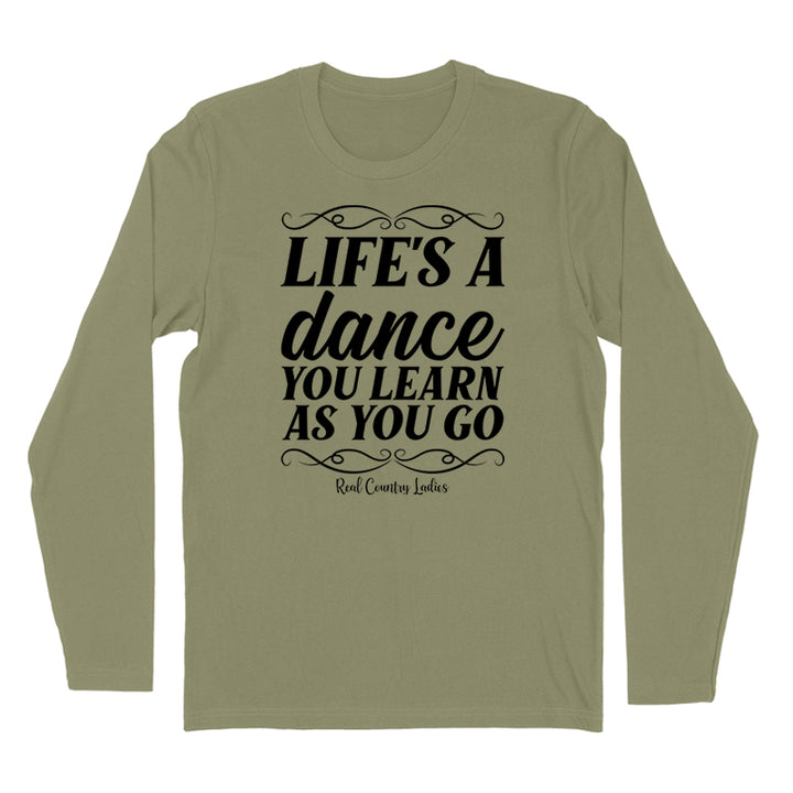 Life's A Dance Black Print Hoodies & Long Sleeves