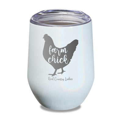 Farm Chick Laser Etched Tumbler