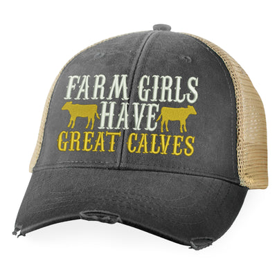 Farm Girls Have Great Calves