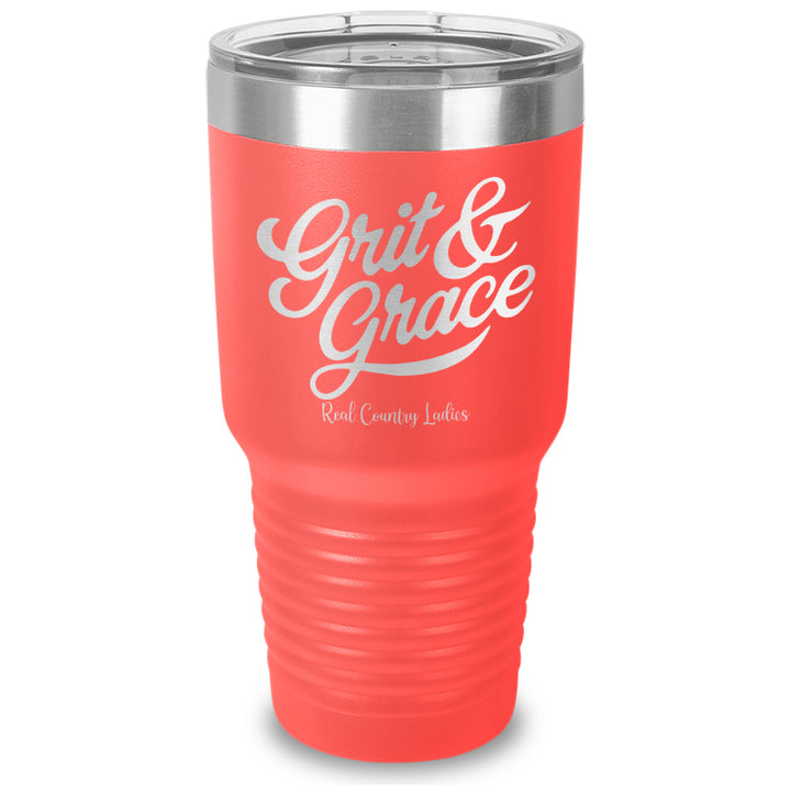 Grit And Grace Laser Etched Tumbler