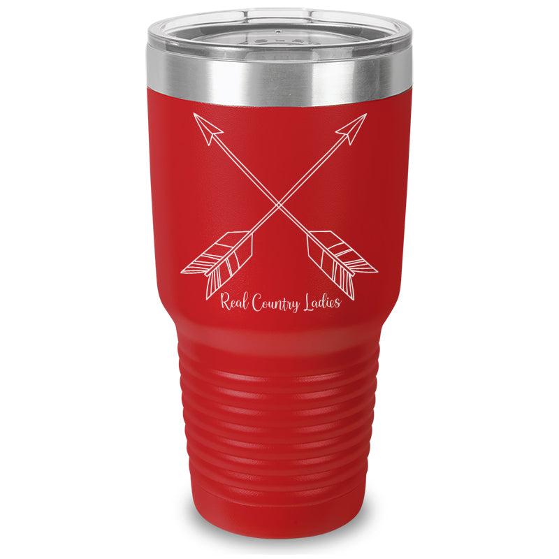 Cute Arrows Laser Etched Tumbler