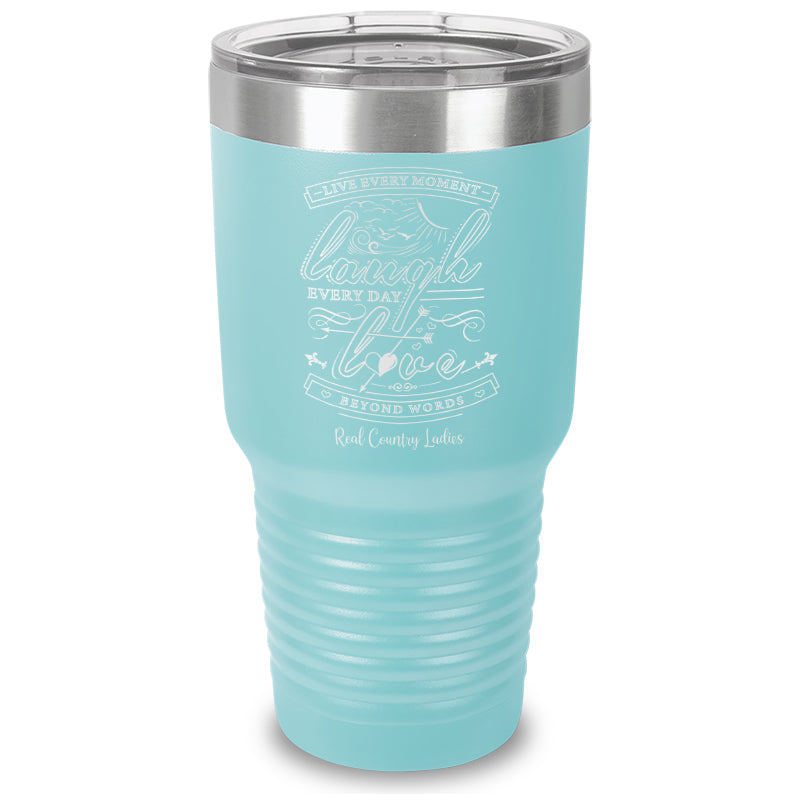 Live Laugh Love Laser Etched Tumbler