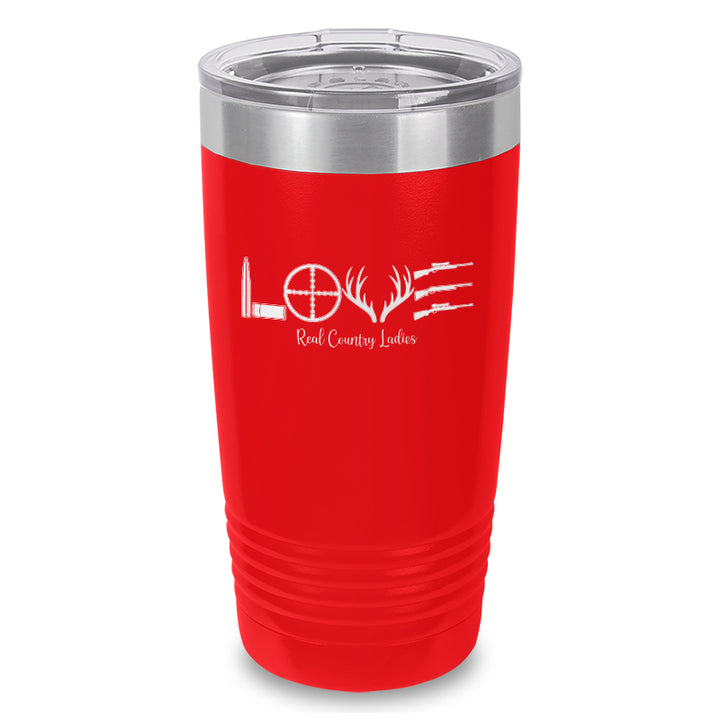 Hunting Love Laser Etched Tumbler