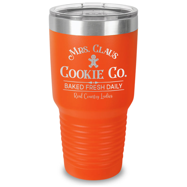 Mrs. Claus Cookie Company Laser Etched Tumbler