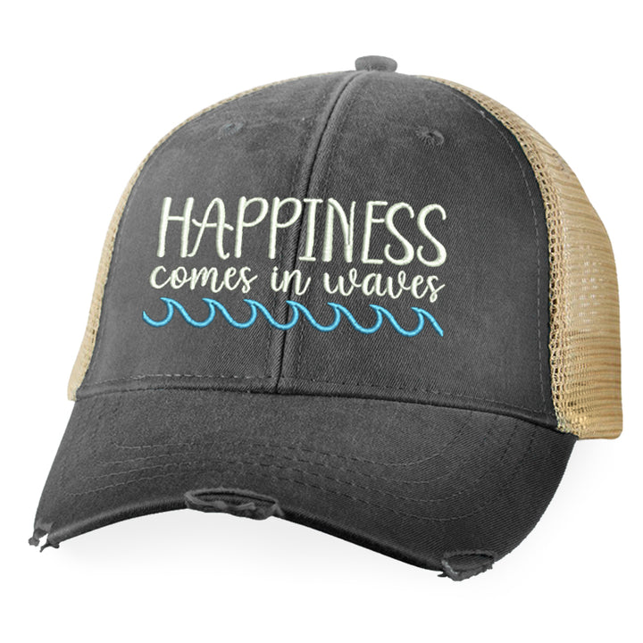 Happiness Comes In Waves Hat