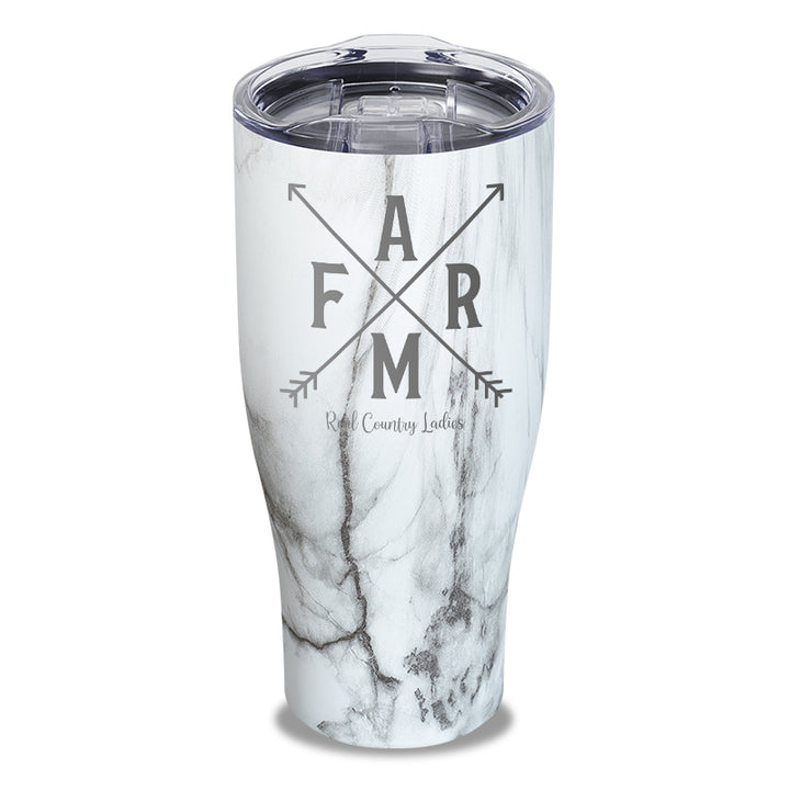 Farm Arrows Laser Etched Tumbler