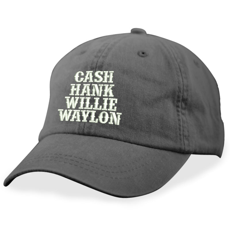 Cash Hank Willie Waylon Hat