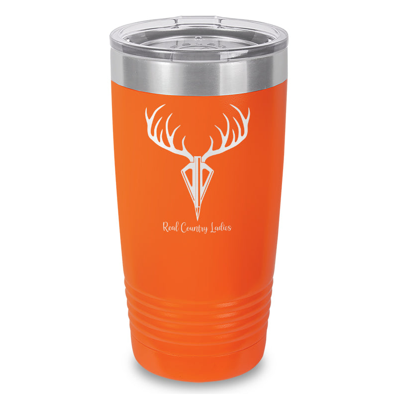 Arrow Deer Laser Etched Tumbler