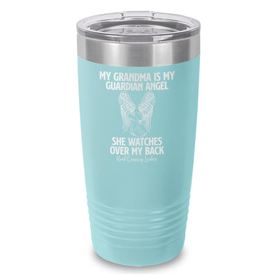 My Grandma Is My Guardian Angel Laser Etched Tumbler