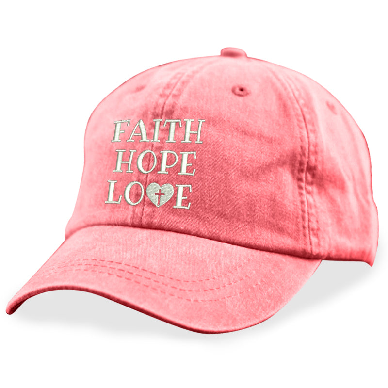 Faith Hope Love Hat