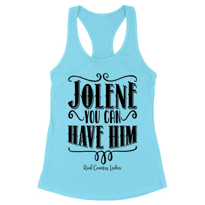 Clearance | Jolene You Can Have Him Black Print Front Apparel